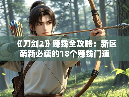 《刀剑2》赚钱全攻略：新区萌新必读的18个赚钱门道